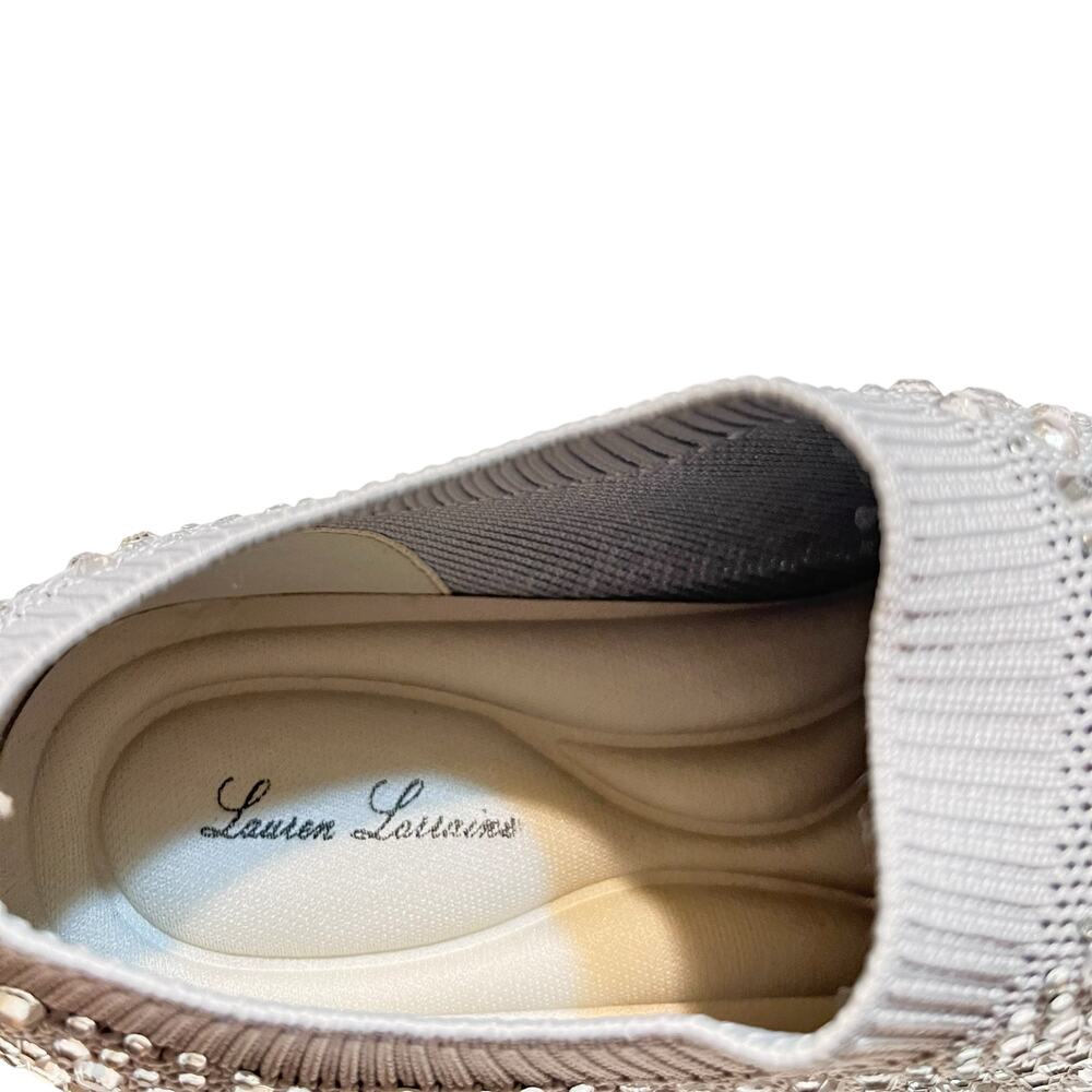 Lauren Lorraine Carry Crystal Sneakers Slip On Women's Size 7 - Picture 8 of 16